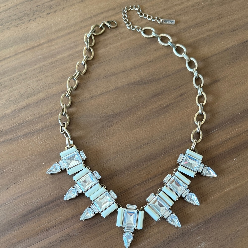 Jewelmint Gold and Silver Geometric Necklace